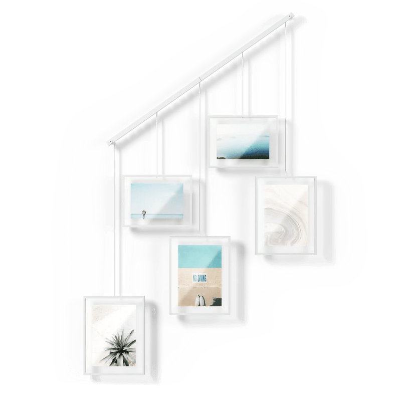Exhibit Wall Picture Frames - Set of 5 - Umbra Mirrors - Black - HORNE