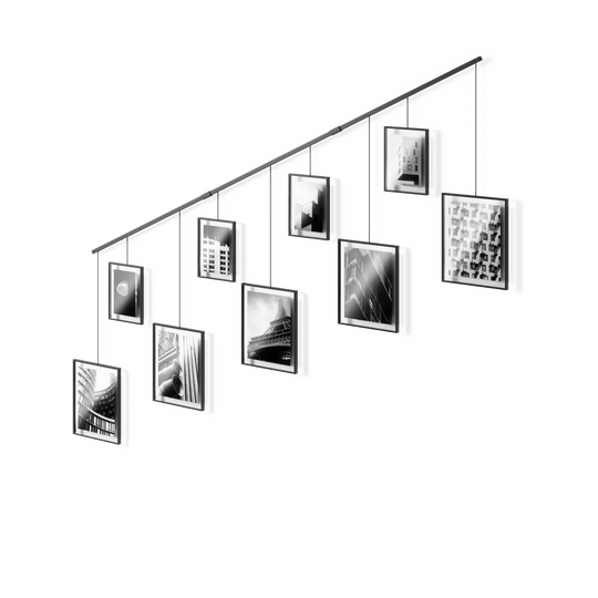 Exhibit Wall Picture Frames - Set of 9 - Umbra Mirrors - HORNE
