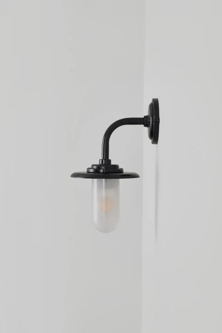Exterior Bracket Light - 60W - Davey Lighting Outdoor Lights - Black - Frosted - HORNE