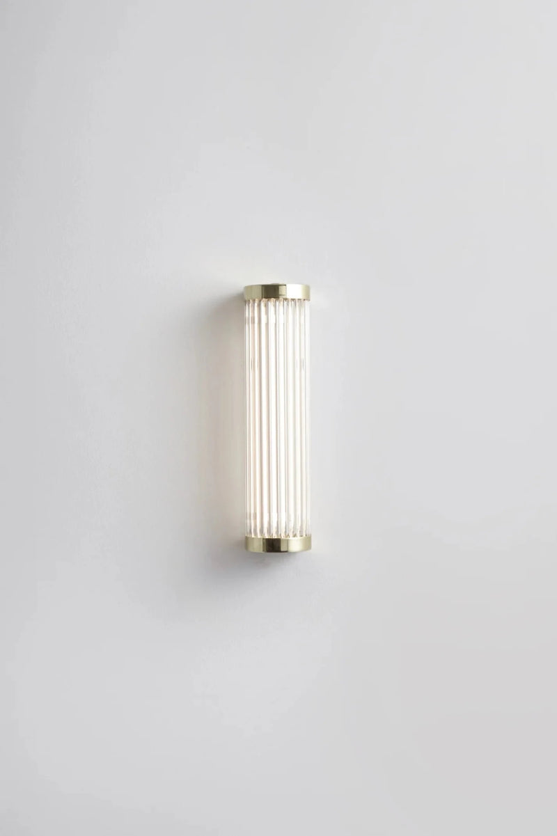 Extra Narrow Pillar Light 27cm - Davey Lighting Wall Sconces - Polished Brass - HORNE