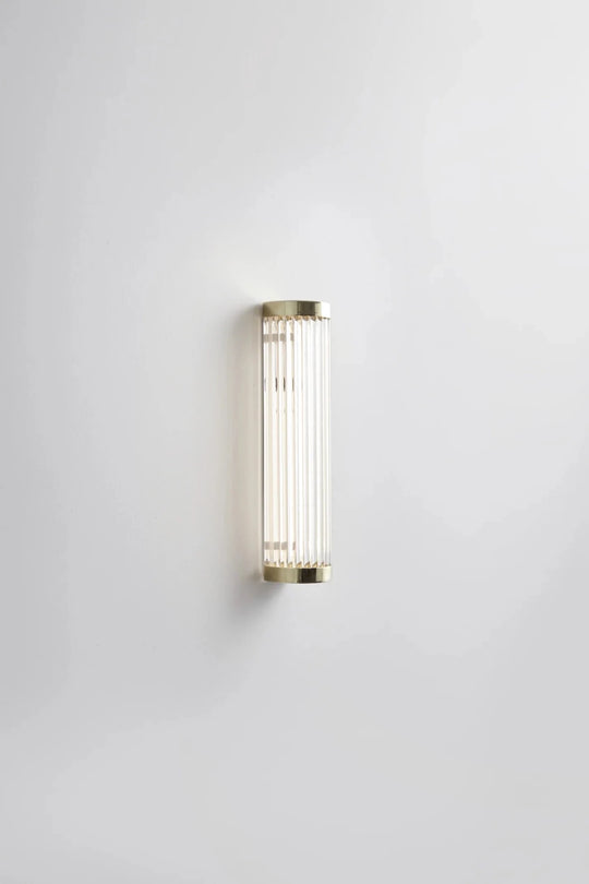 Extra Narrow Pillar Light 27cm - Davey Lighting Wall Sconces - Polished Brass - HORNE