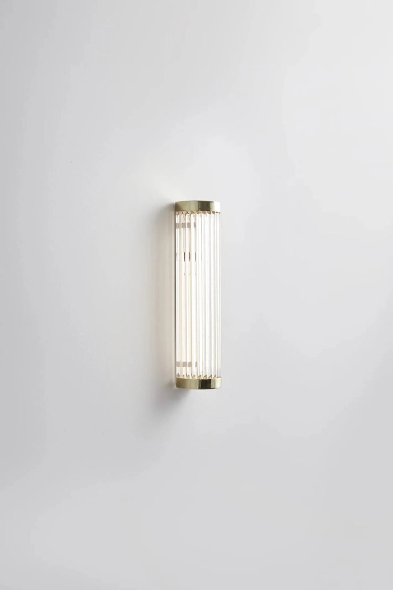 Extra Narrow Pillar Light 27cm - Davey Lighting Wall Sconces - Polished Brass - HORNE