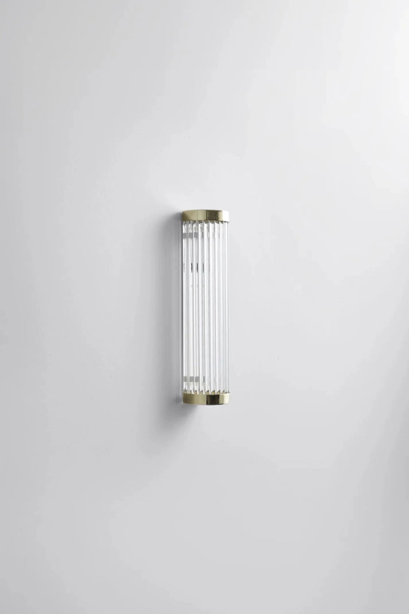 Extra Narrow Pillar Light 27cm - Davey Lighting Wall Sconces - Polished Brass - HORNE