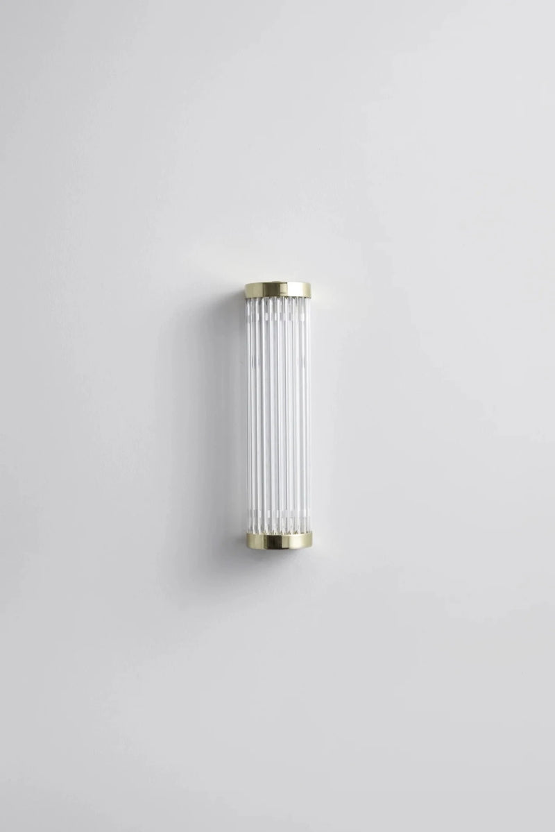 Extra Narrow Pillar Light 27cm - Davey Lighting Wall Sconces - Polished Brass - HORNE