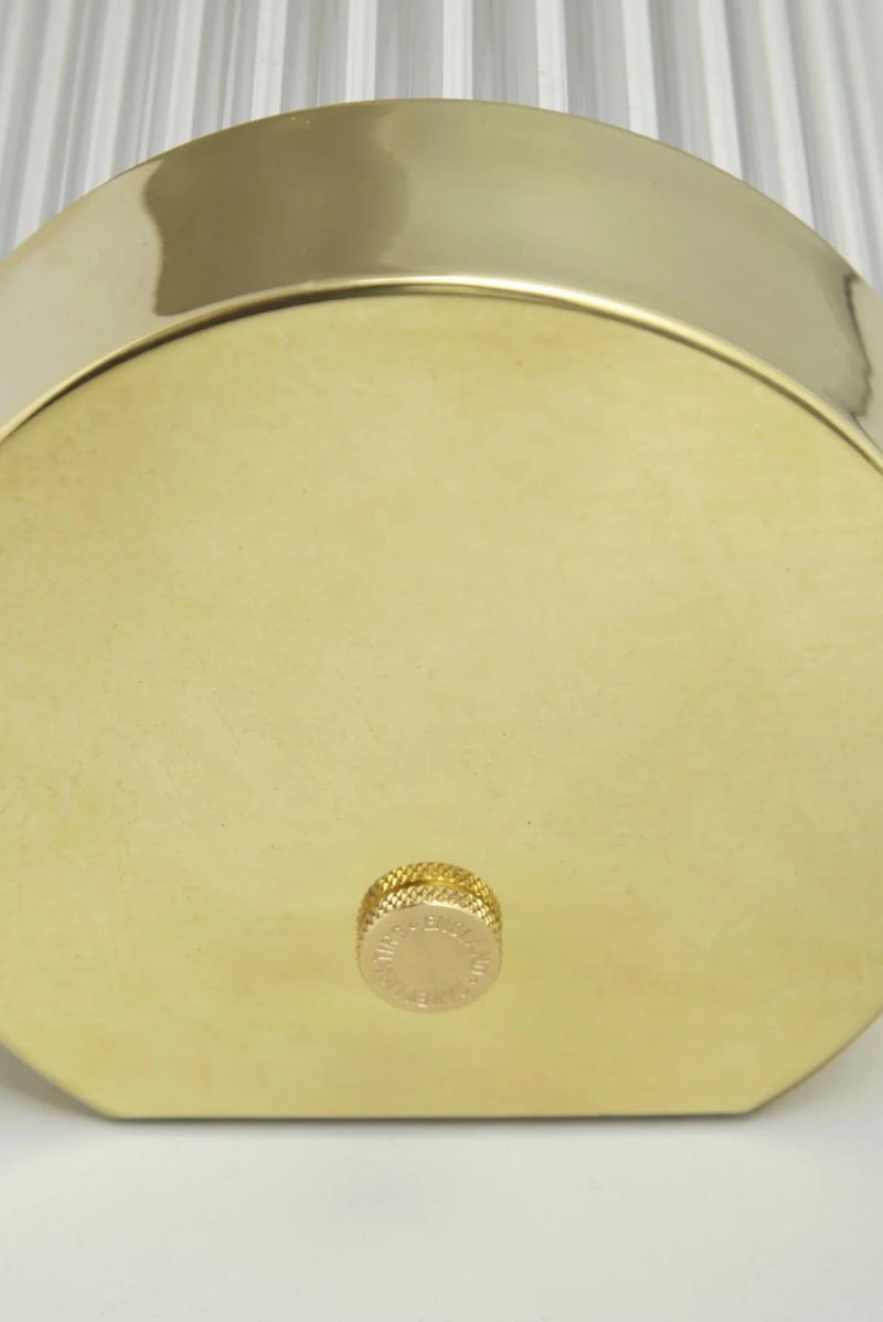 Extra Narrow Pillar Light 27cm - Davey Lighting Wall Sconces - Polished Brass - HORNE