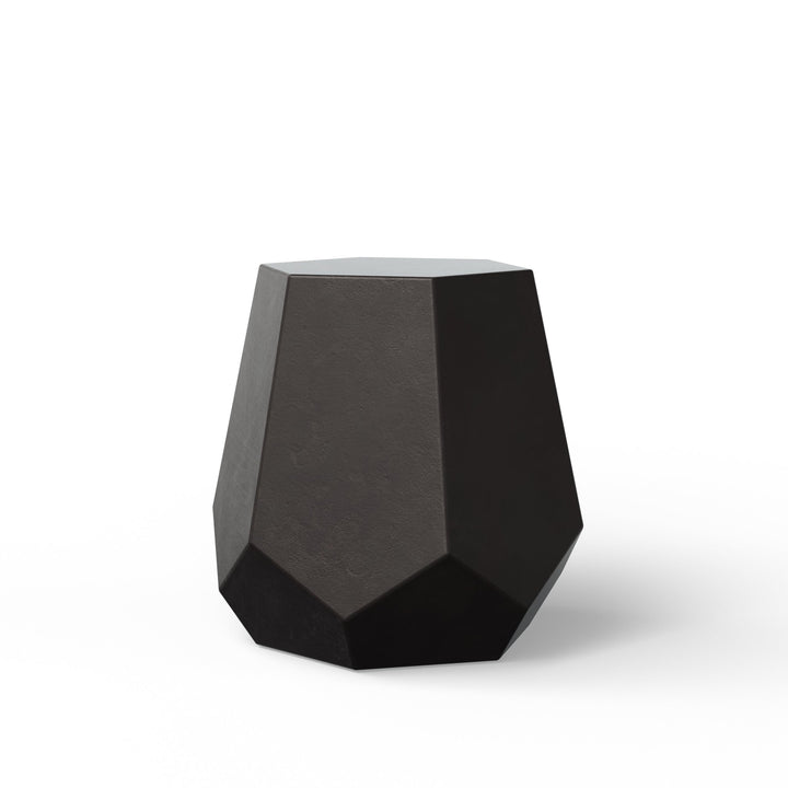Faceted Stool - Urbia Stools + Benches + Ottomans - Lava - HORNE