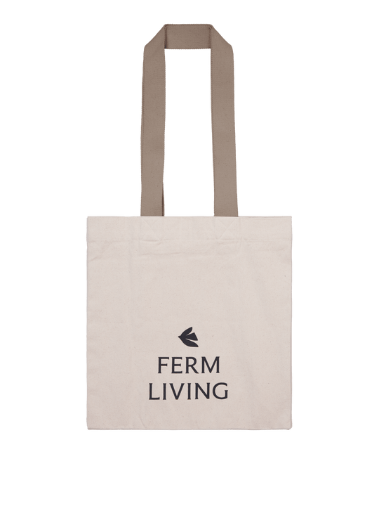 Ferm Living Everyday Tote Bag - Undyed/Dark Cashme - Ferm Living - HORNE