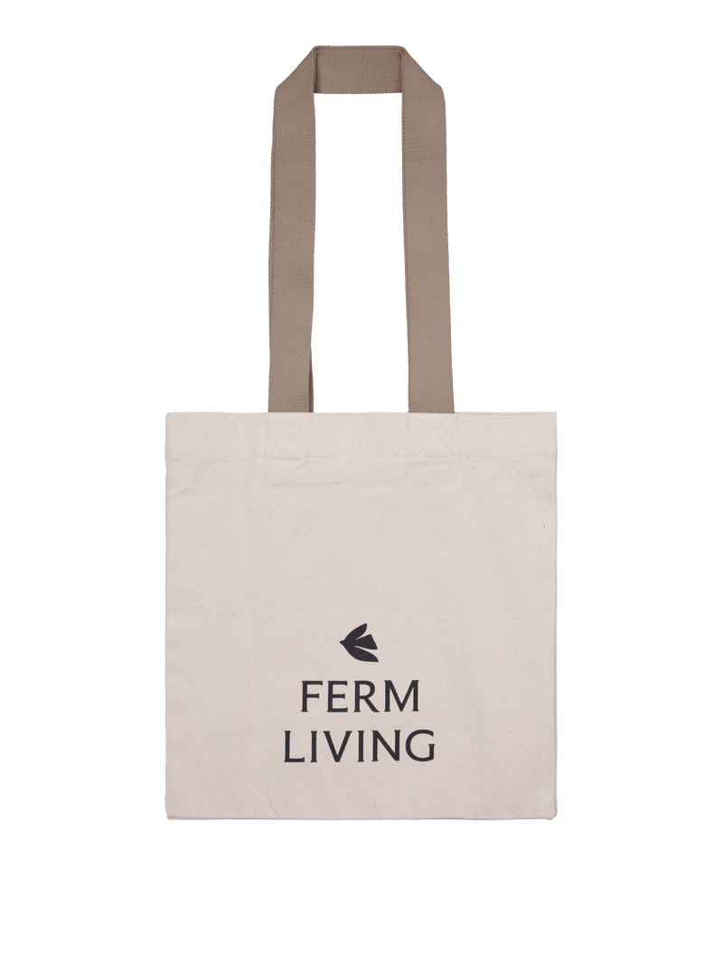 Ferm Living Everyday Tote Bag - Undyed/Dark Cashme - Ferm Living - HORNE