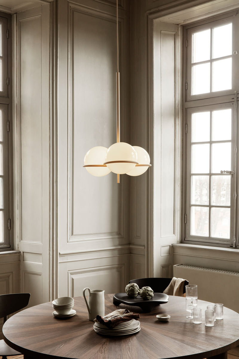Era Chandelier - Ferm Living - Pendants - Eggshell - HORNE