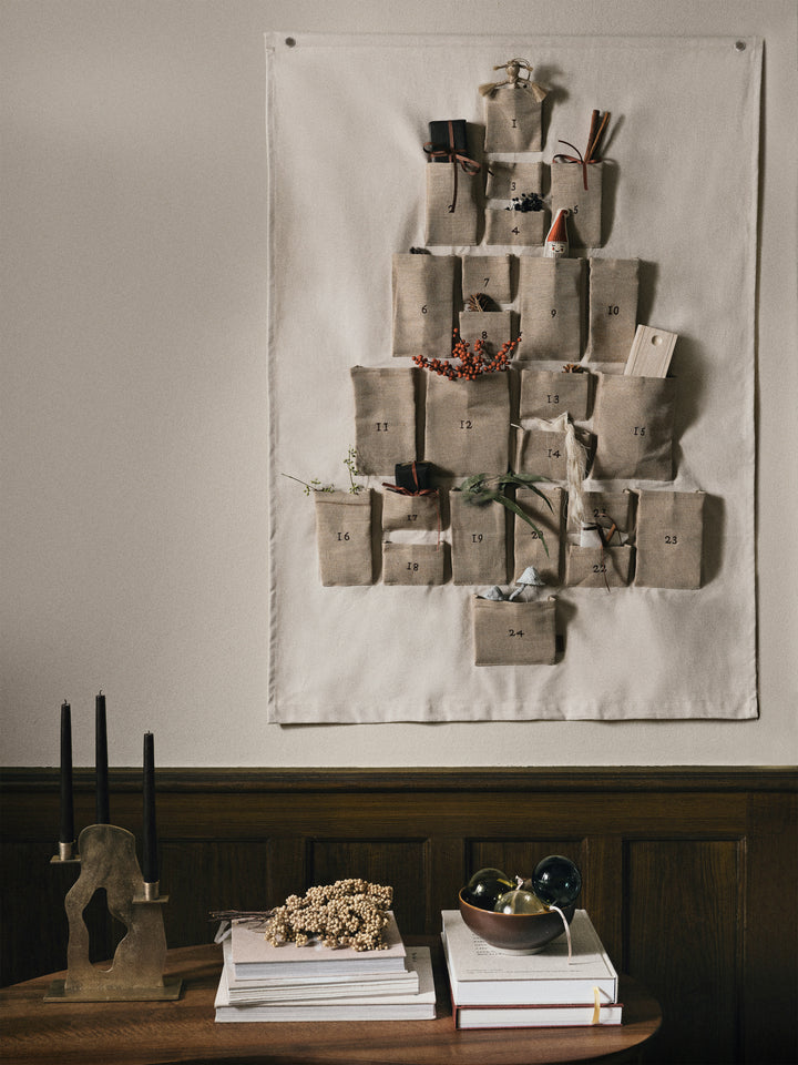 Erode Candle Holder - Ferm Living - Candle Holders - Brass - HORNE