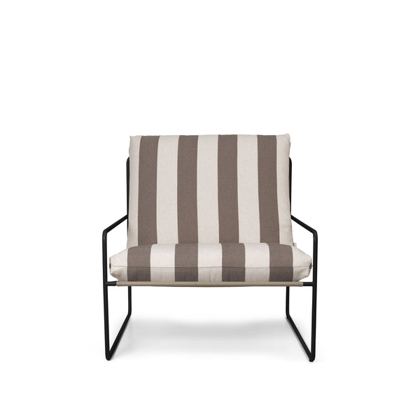 Ferm Living Desert 1-seater - Black - Stripe