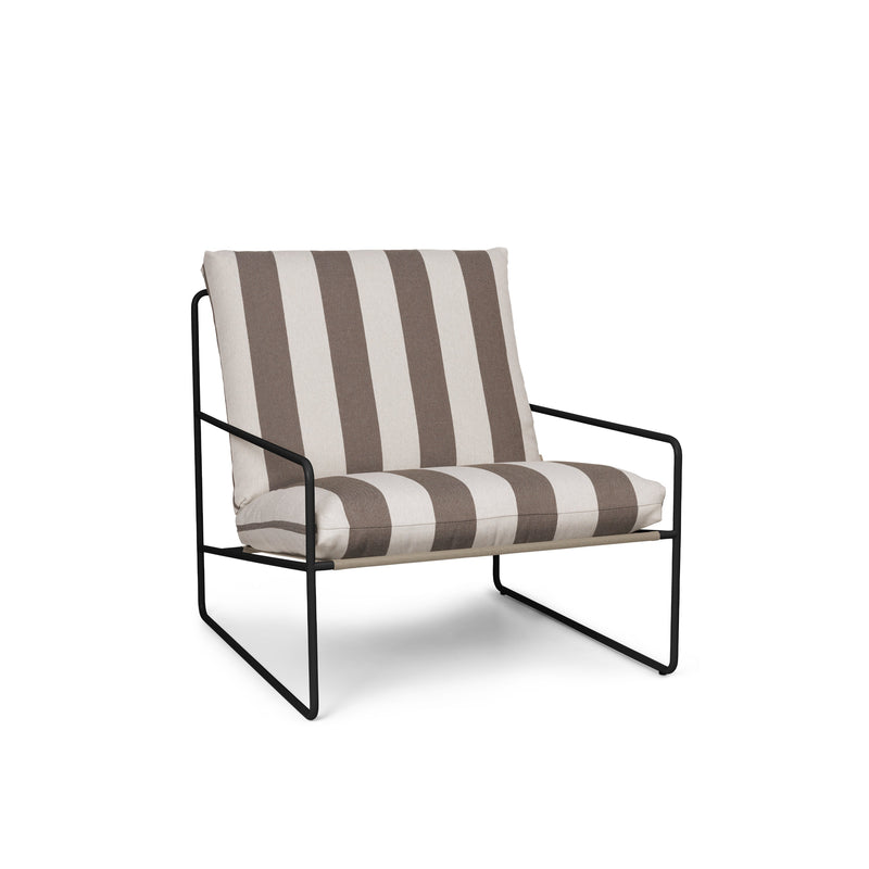 Ferm Living Desert 1-seater - Black - Stripe