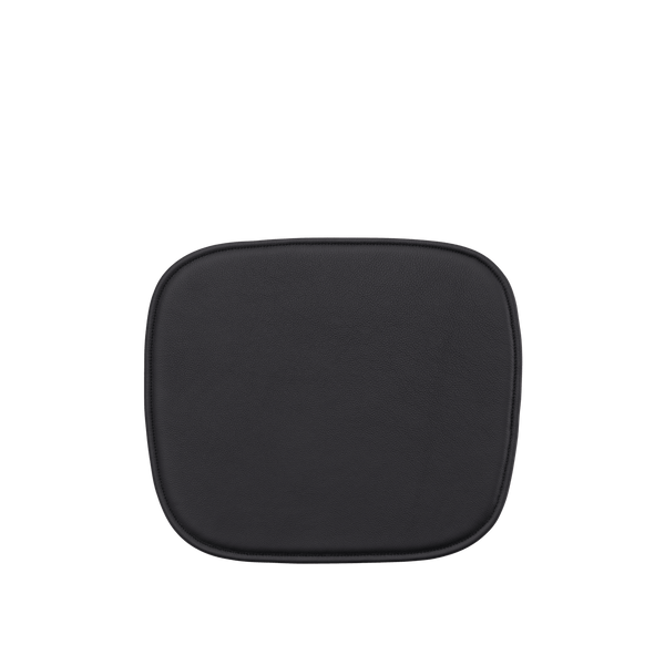 Fiber Chair Seat Pad - Muuto Blankets + Throws + Pillows - Easy Leather Black - HORNE