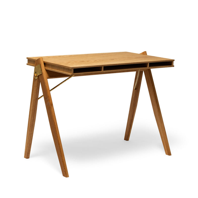 Field Desk - Oak Lacquered - by We Do Wood