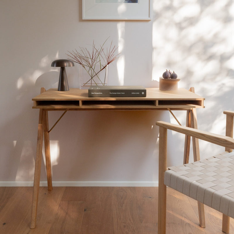Field Desk - Oak Lacquered - by We Do Wood