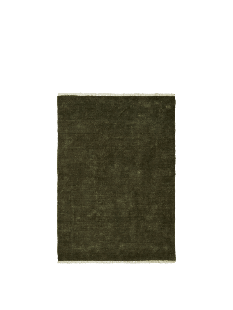 Firth Jute Rug - 140 x 200 - Ferm Living Rugs - Dark Olive - HORNE