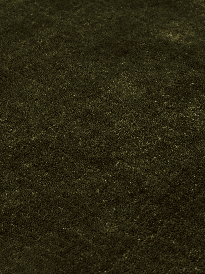 Firth Jute Rug - 140 x 200 - Ferm Living Rugs - Dark Olive - HORNE