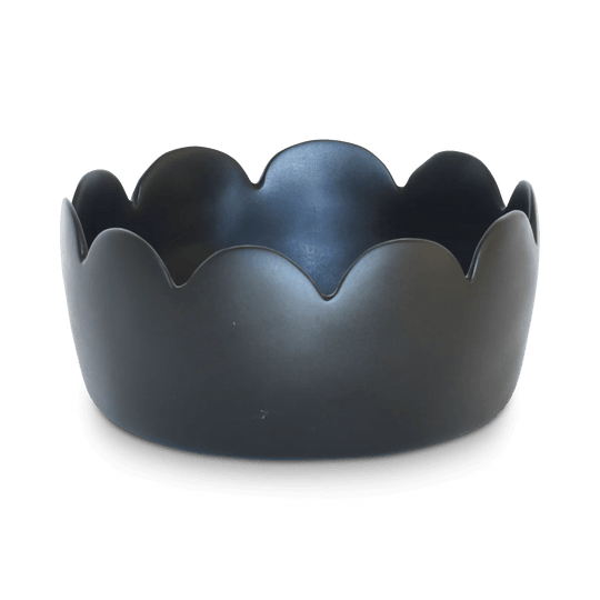 Fleur Bowl - Tina Frey Serveware - Large - Black - HORNE