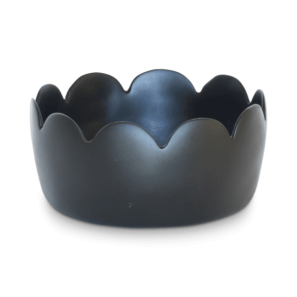 Fleur Bowl - Tina Frey Serveware - Large - Black - HORNE