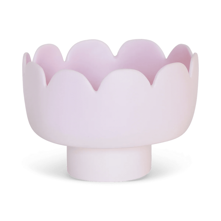 Fleur Footed Bowl - Tina Frey Serveware - Large - Pale Rose - HORNE