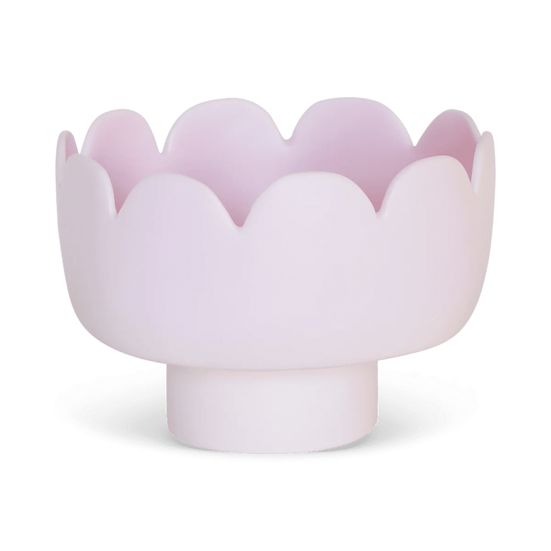 Fleur Footed Bowl - Tina Frey Serveware - Large - White - HORNE