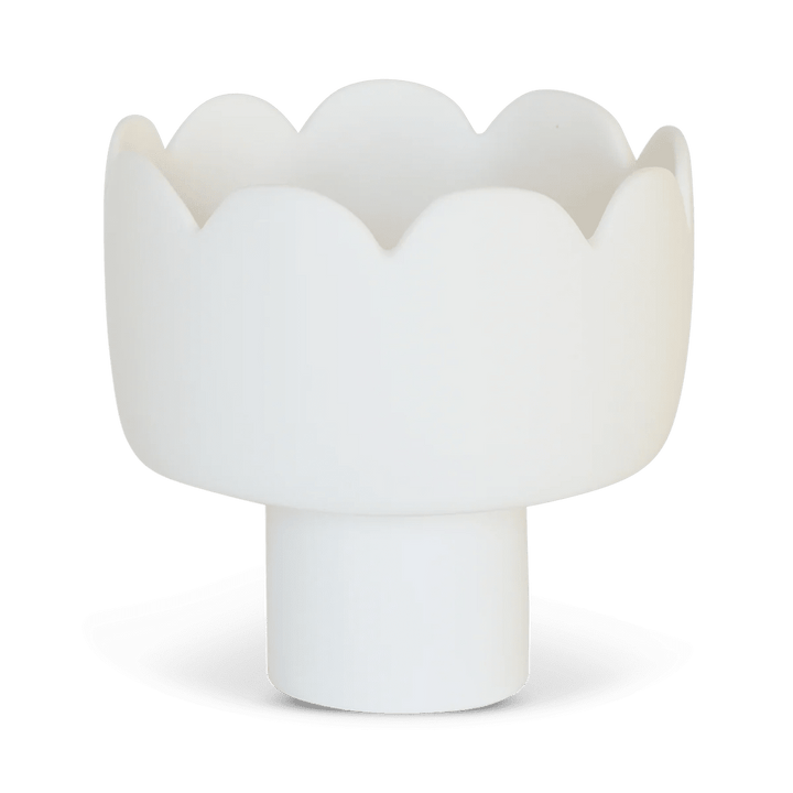 Fleur Footed Bowl - Tina Frey Serveware - Small - White - HORNE