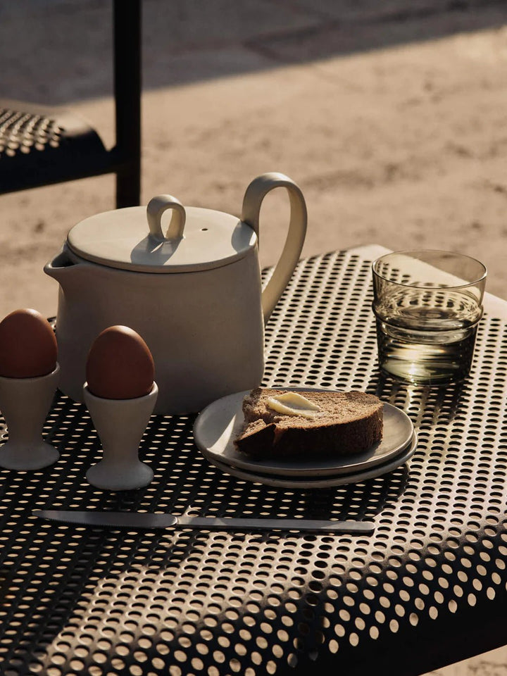 Flow Tea Pot - Ferm Living Coffee + Tea - Off - white Speckle - HORNE