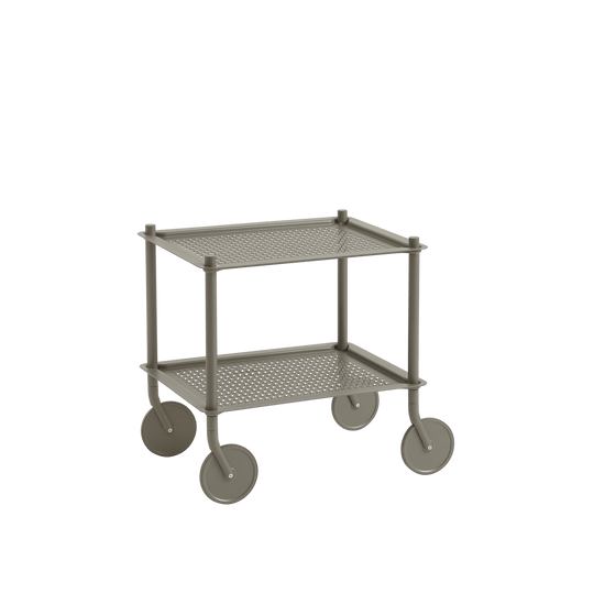 Flow Trolley - 2 Layer - Muuto Trolleys + Carts - Taupe - HORNE