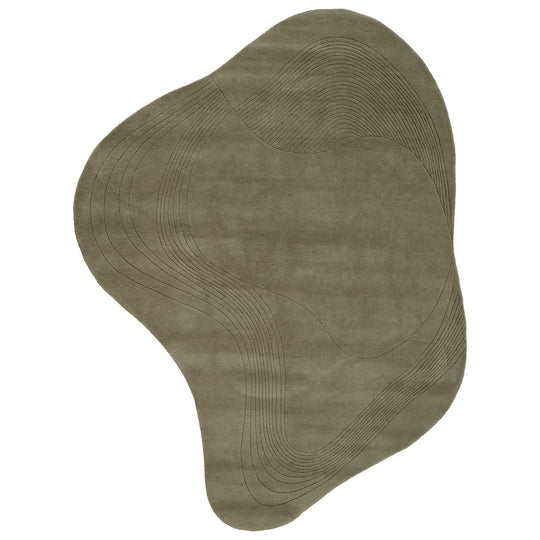 Fluid Arc rug in Chalk 265x350 (8.7' x 11.5')