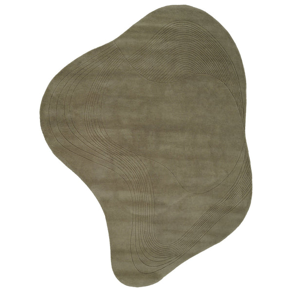 Fluid Arc rug in Chalk 265x350 (8.7' x 11.5')