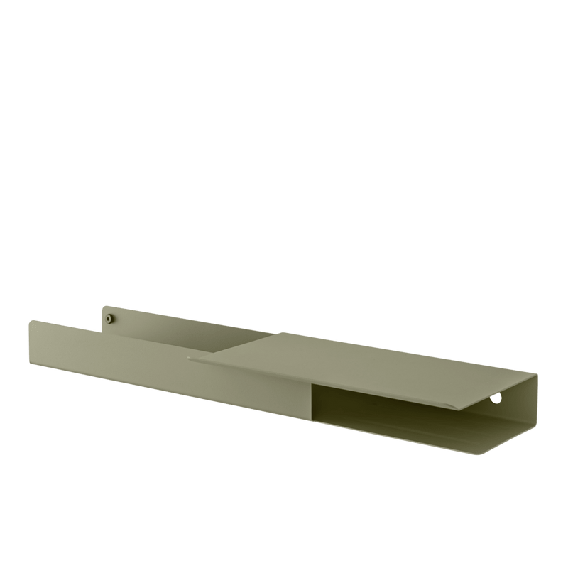 Folded Platform Shelf - Muuto Shelving - Black - HORNE