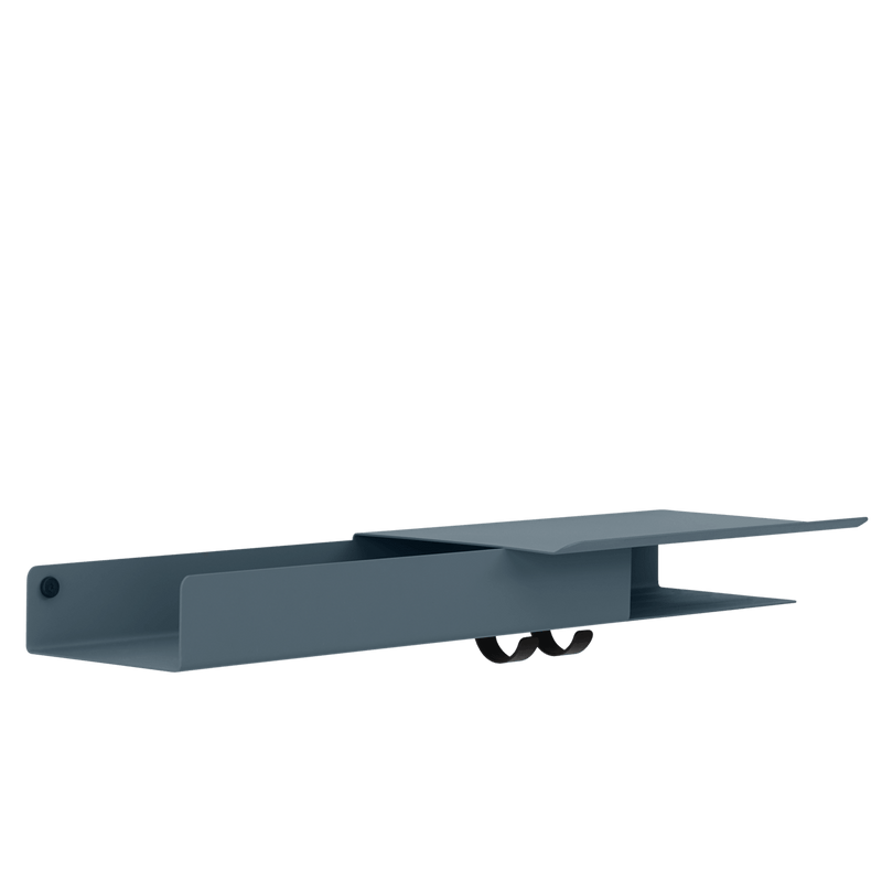 Folded Platform Shelf - Muuto Shelving - Black - HORNE