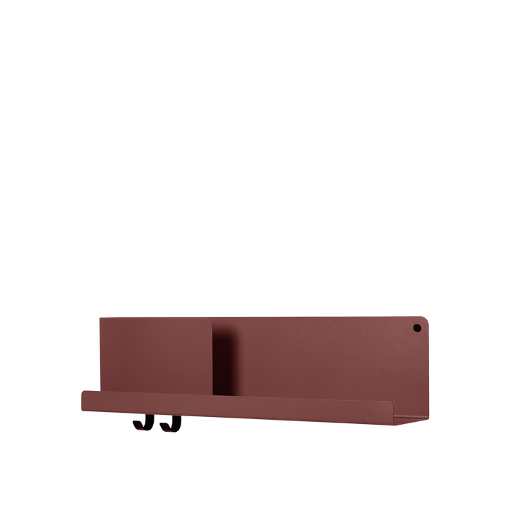 Folded Shelves - Muuto Shelving - Medium - Deep Red - HORNE