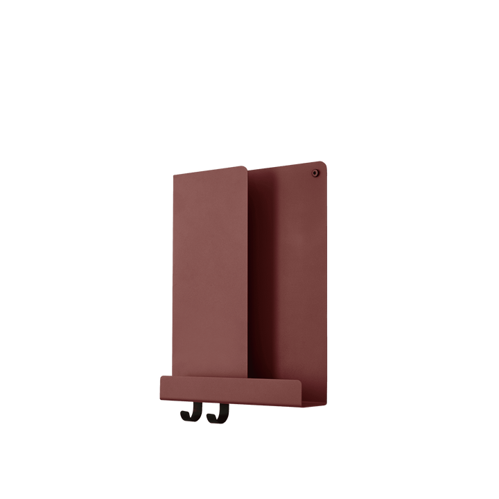 Folded Shelves - Muuto Shelving - Tall - Deep Red - HORNE