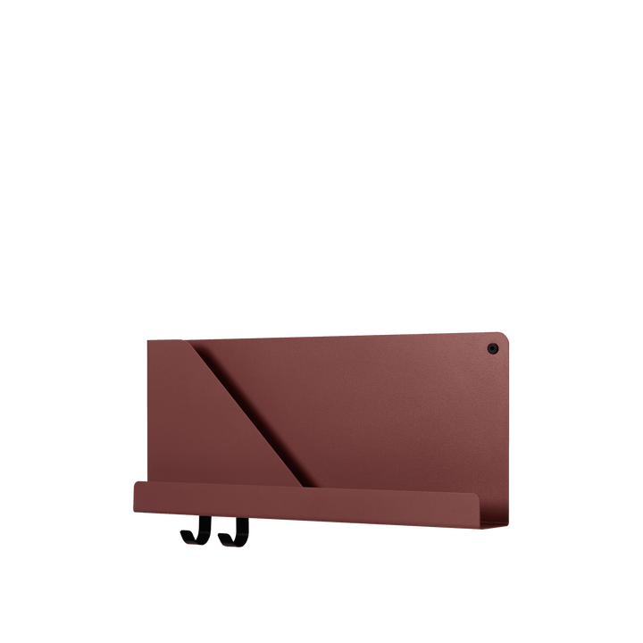 Folded Shelves - Muuto Shelving - Small - Deep Red - HORNE