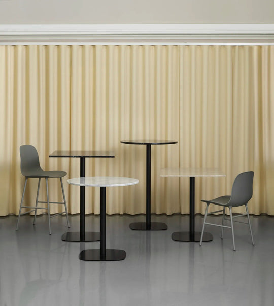 Form Café Table H104.5 70x70 cm Steel - Normann Copenhagen Cafe Tables - HORNE