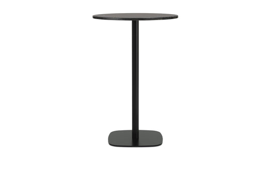 Form Café Table H104.5 Ø70 cm Marble - Normann Copenhagen Cafe Tables - Black - HORNE