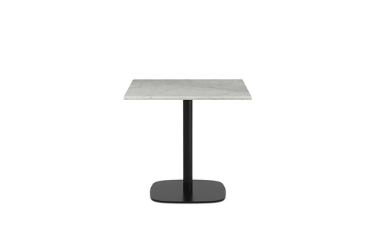 Form Café Table H65 70x70 cm Marble - Normann Copenhagen Cafe Tables - White - HORNE