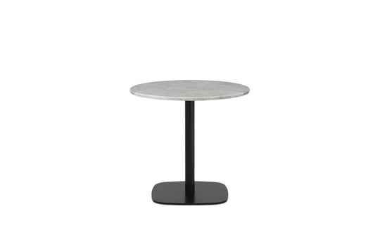 Form Café Table H65 Ø70 cm Marble - Normann Copenhagen Cafe Tables - White - HORNE