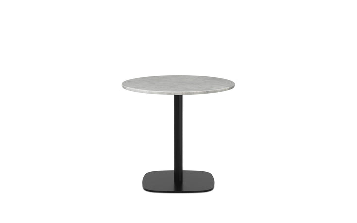 Form Café Table H65 Ø70 cm Marble - Normann Copenhagen Cafe Tables - White - HORNE