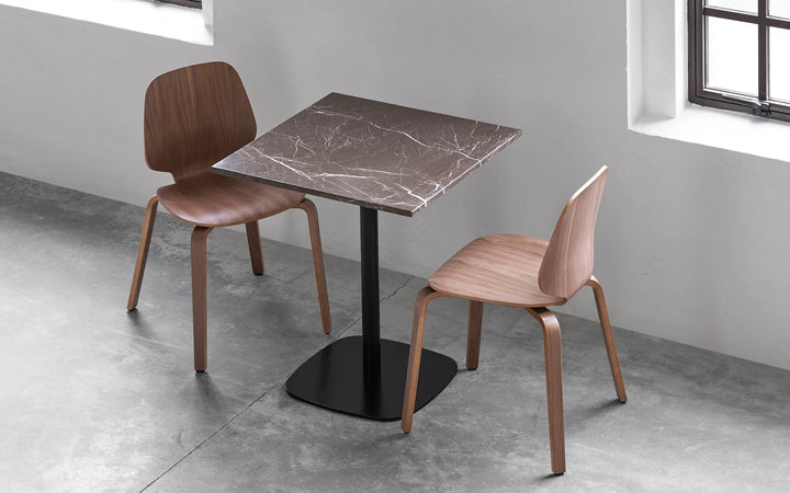 Form Café Table H94.5 70x70 cm Marble - Normann Copenhagen Cafe Tables - Coffee - HORNE