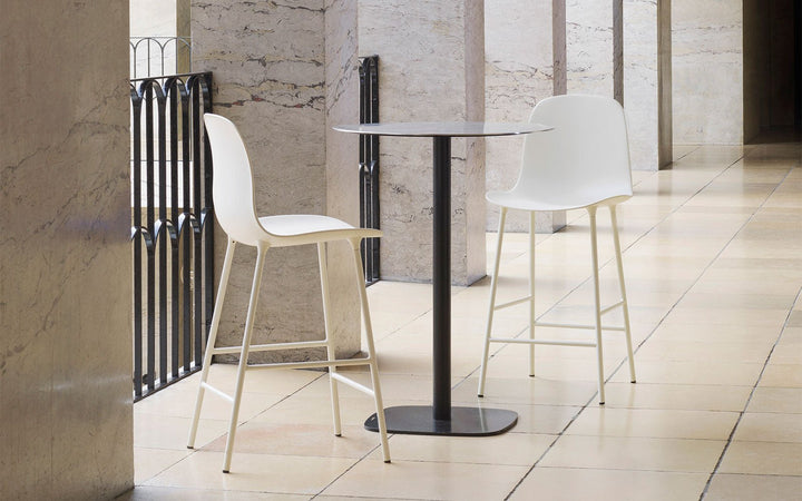 Form Café Table H94.5 Ø60 cm Steel - Normann Copenhagen Cafe Tables - HORNE