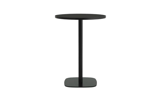 Form Café Table H94.5 Ø60 cm Wood - Normann Copenhagen Dining Tables - Black Oak - HORNE