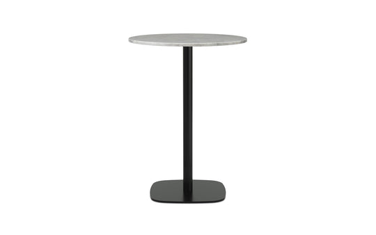 Form Café Table H94.5 Ø70 cm Marble - Normann Copenhagen Cafe Tables - White - HORNE