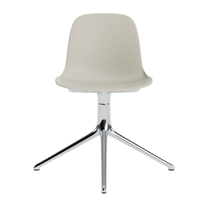 Form Chair Swivel 4L Aluminum - Normann Copenhagen Swivel Chairs - Form Chair Swivel 4L Alu - Bright Blue - HORNE