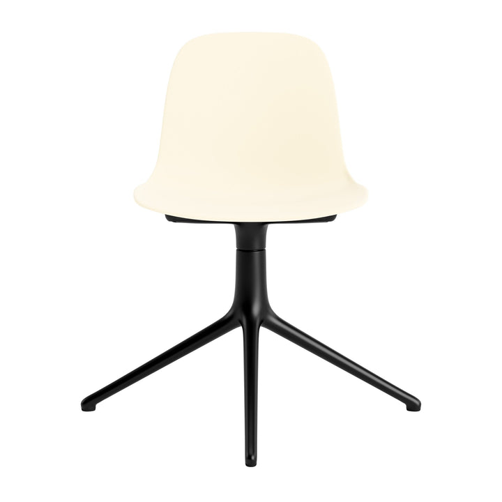 Form Chair Swivel 4L Aluminum - Normann Copenhagen Swivel Chairs - Form Chair Swivel 4L Black Alu - Bright Blue - HORNE