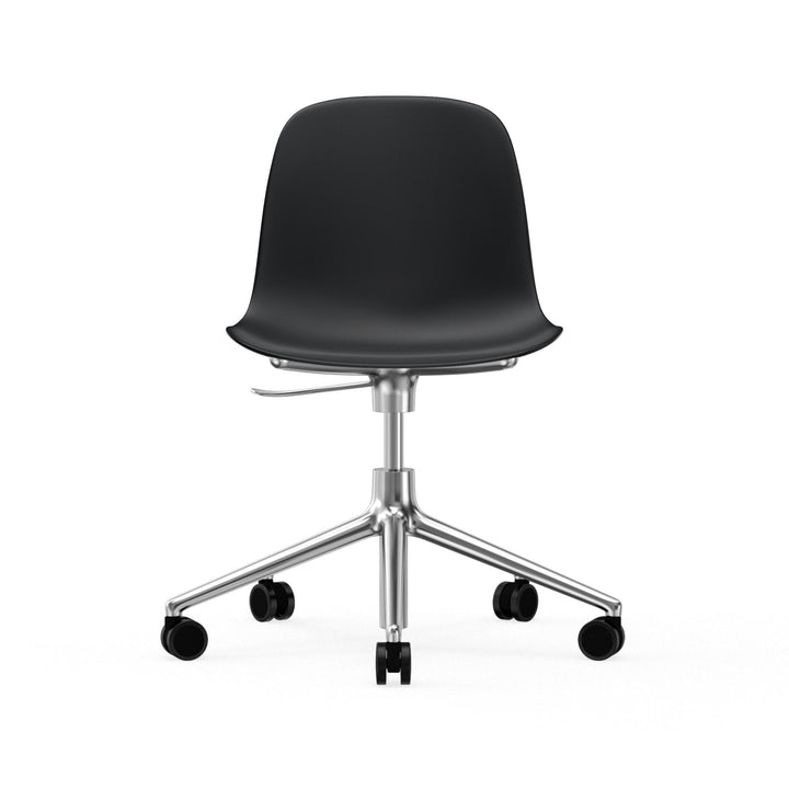 Form Chair Swivel 5W Gas Lift Aluminum - Normann Copenhagen Swivel Chairs - Form Chair Swivel 5W Gas Lift Alu - Bright Blue - HORNE