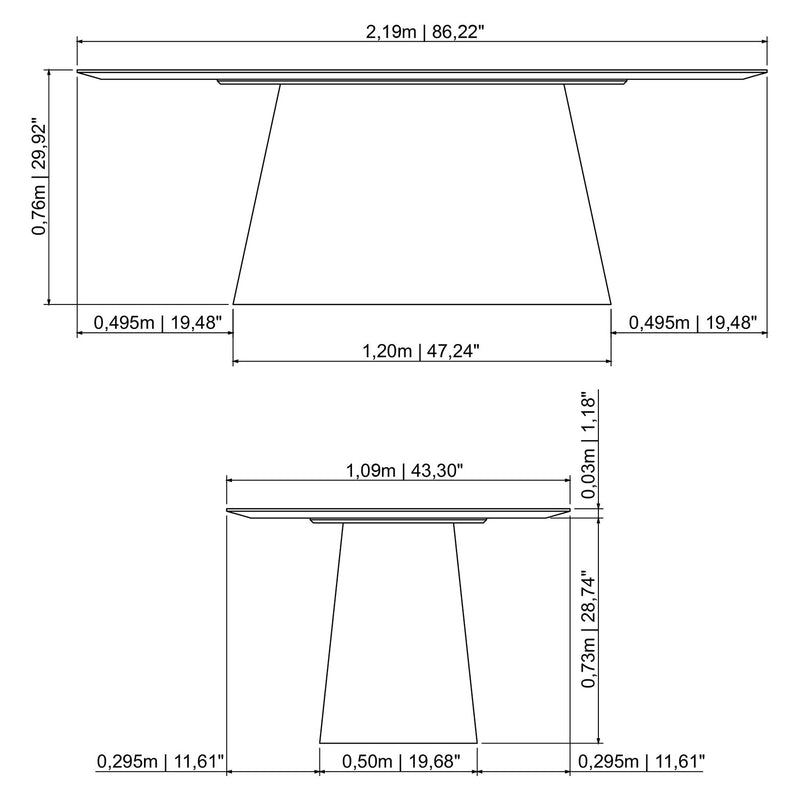 Fortaleza Dining Table - Urbia Tables - Domasco - HORNE