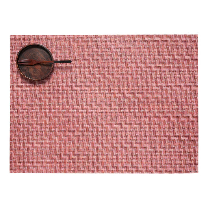 Foxtail Placemat in Raspberry