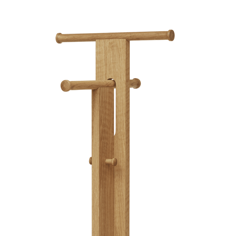 Foyer Coat Stand - Form & Refine Coat + Key Racks - White Oak - HORNE